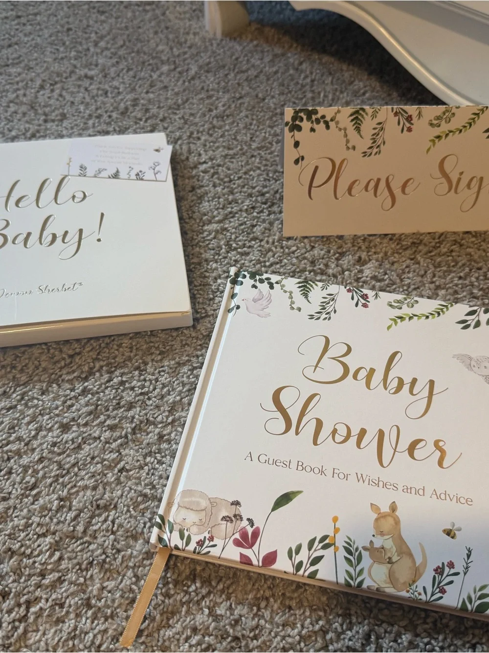 🌱 baby shower guest book 🌿